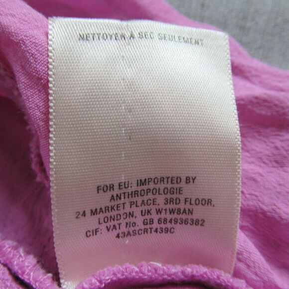 Vanessa Virginia Anthropologie Top Womens Small Pink Beaded Boho Southwestern - Picture 10 of 11